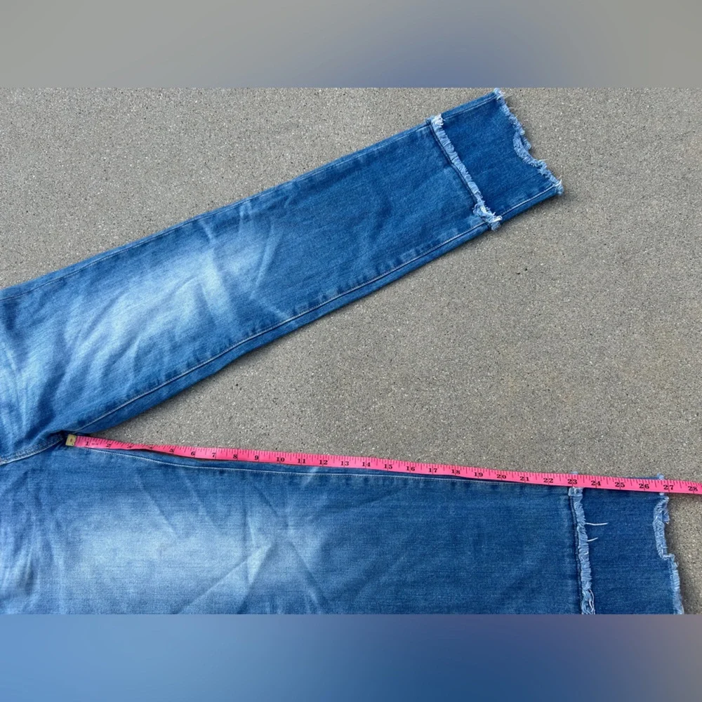 Adriano Goldschmied The Isabelle High Rise Straight Leg Denim Jean Women Sz 26 R - Picture 7 of 10